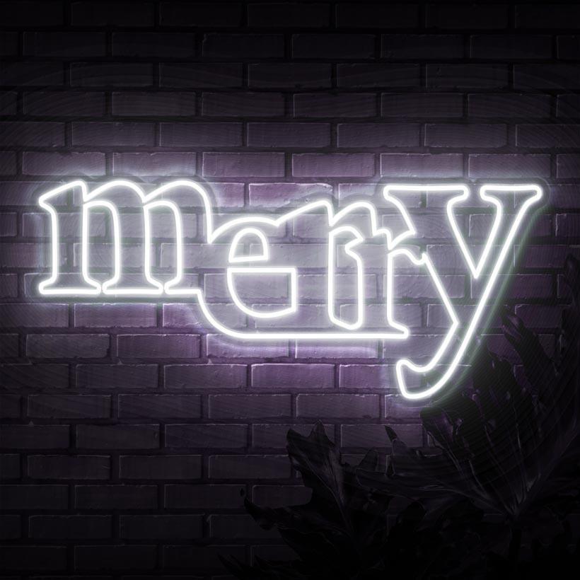 Merry Neon Sign | Sketch & Etch U.K.